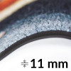 Tapijt dikte 11mm