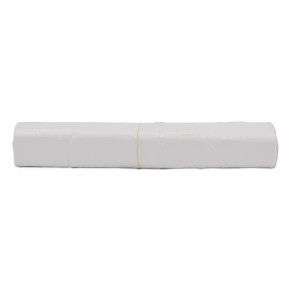 Carton de 20 x 50 sacs poubelle blanc 60x60cm 15µ