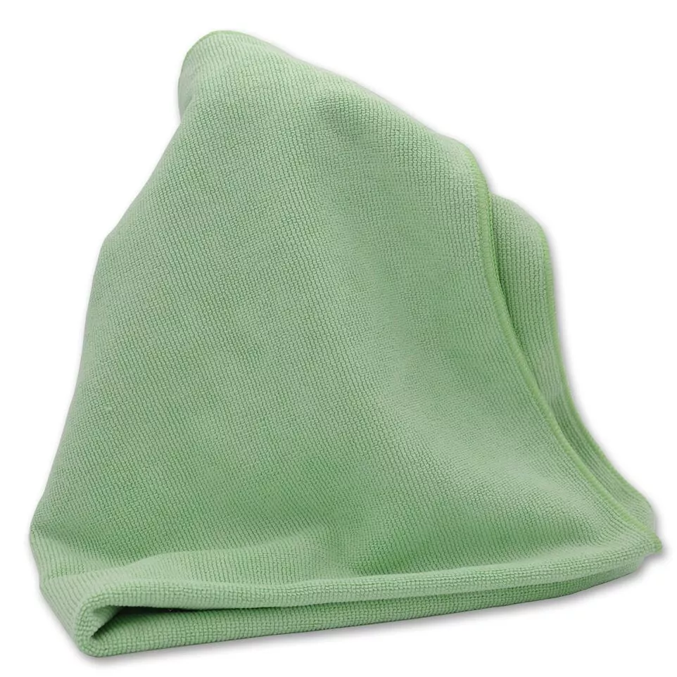 Torchon microfibre vert - 40x70cm