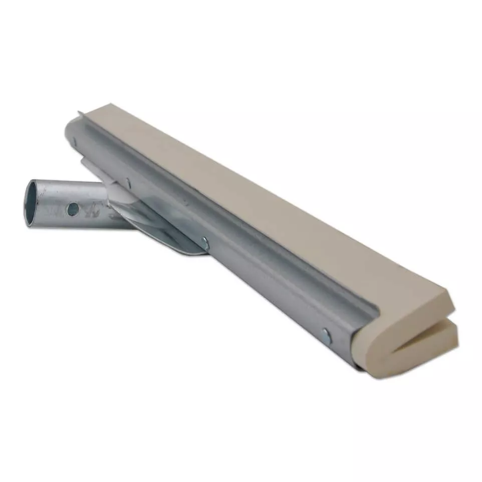 Raclette blanche renforcée avec rebord anti-goutte - 45cm