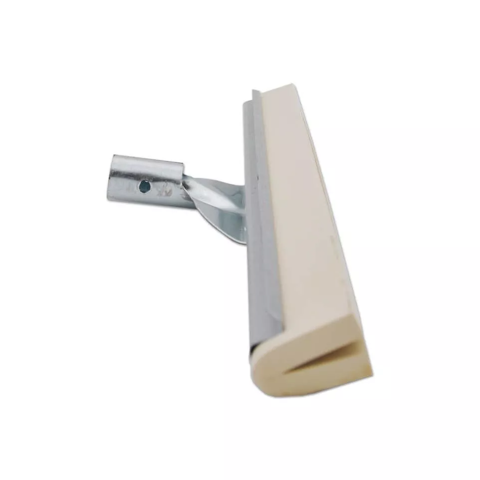 Raclette blanche renforcée avec rebord anti-goutte - 45cm