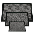 Gray absorbent entrance mat