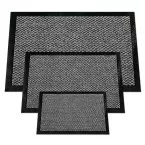 Gray absorbent entrance mat