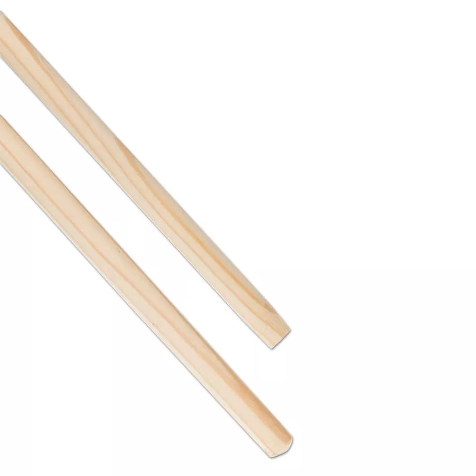 Manche en bois pour raclette 140cm diamètre 24cm