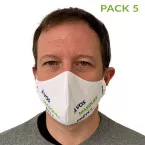 Herbruikbaar gepersonaliseerd masker / 5 st