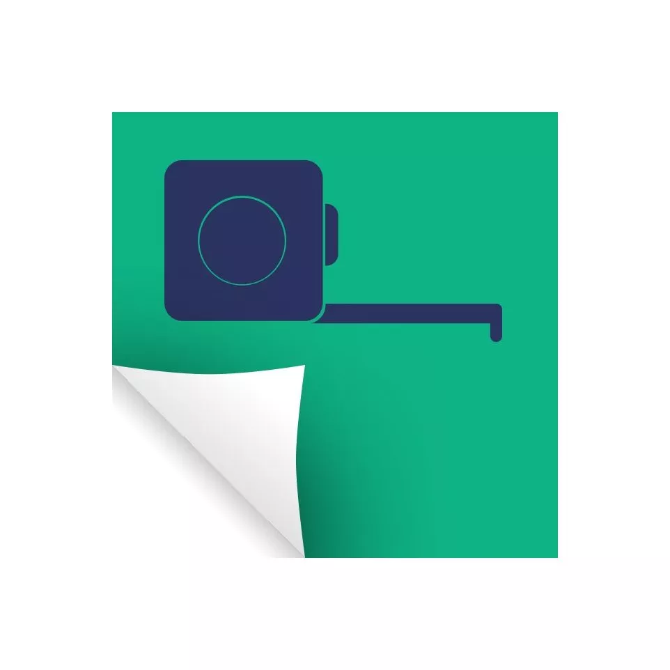 Pack 50 adhésifs 9,8x9,8cm