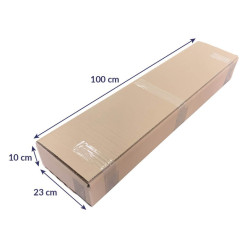 Dubbele golfkartonnen doos 100x23x10cm