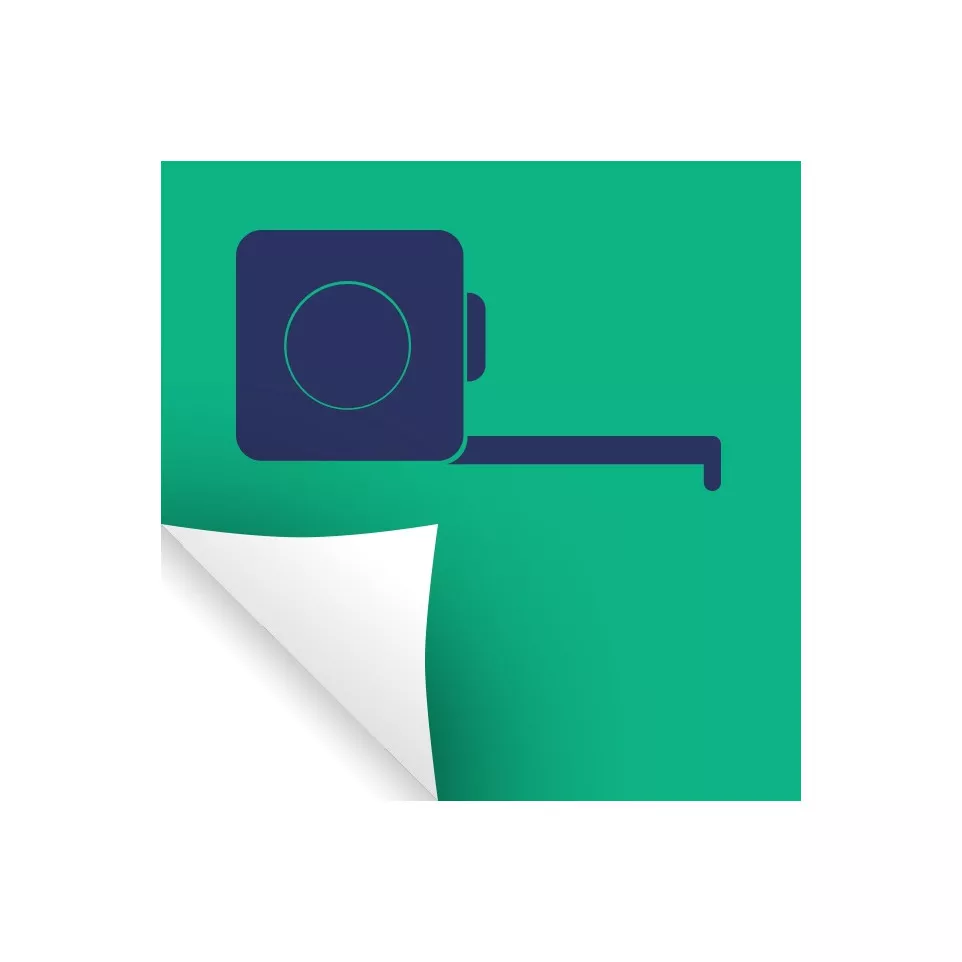 Opmaten Sticker voor PRO