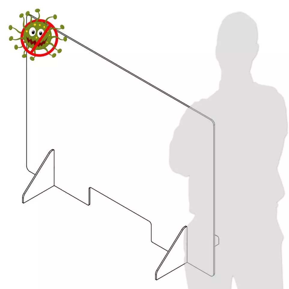 Beschermend plexiglas