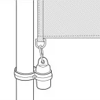 Contrepoids synthétique blanc
