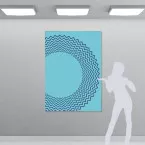 Cadre textile mural (sans image)