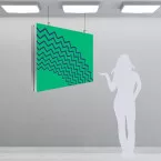 R/V textiel kader op te hangen (zonder beeld)