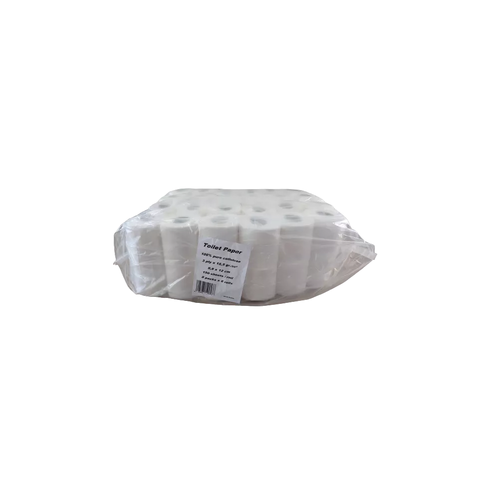 Papier toilette 2 plis 200 feuilles - 48 rouleaux