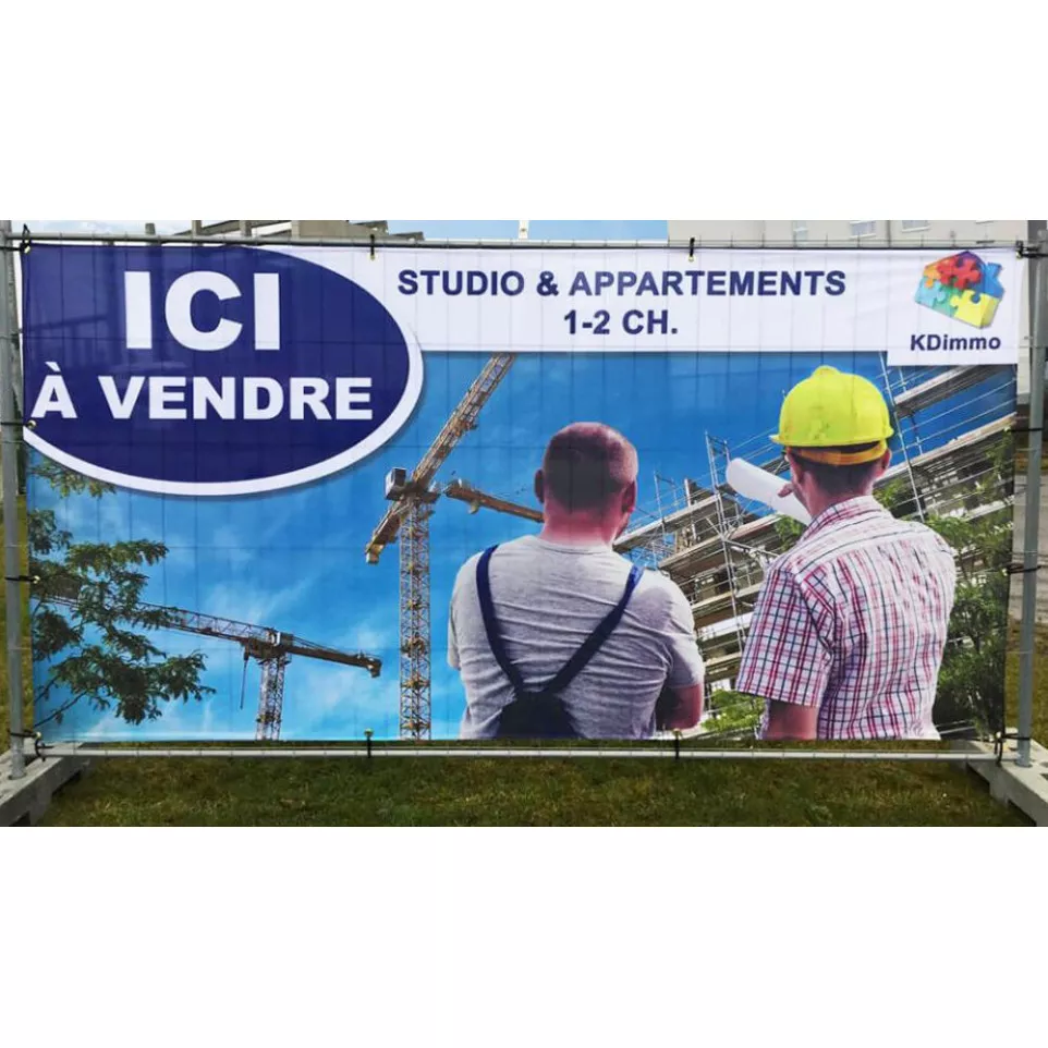Polyester fabric banner