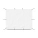 Non-printed white banner
