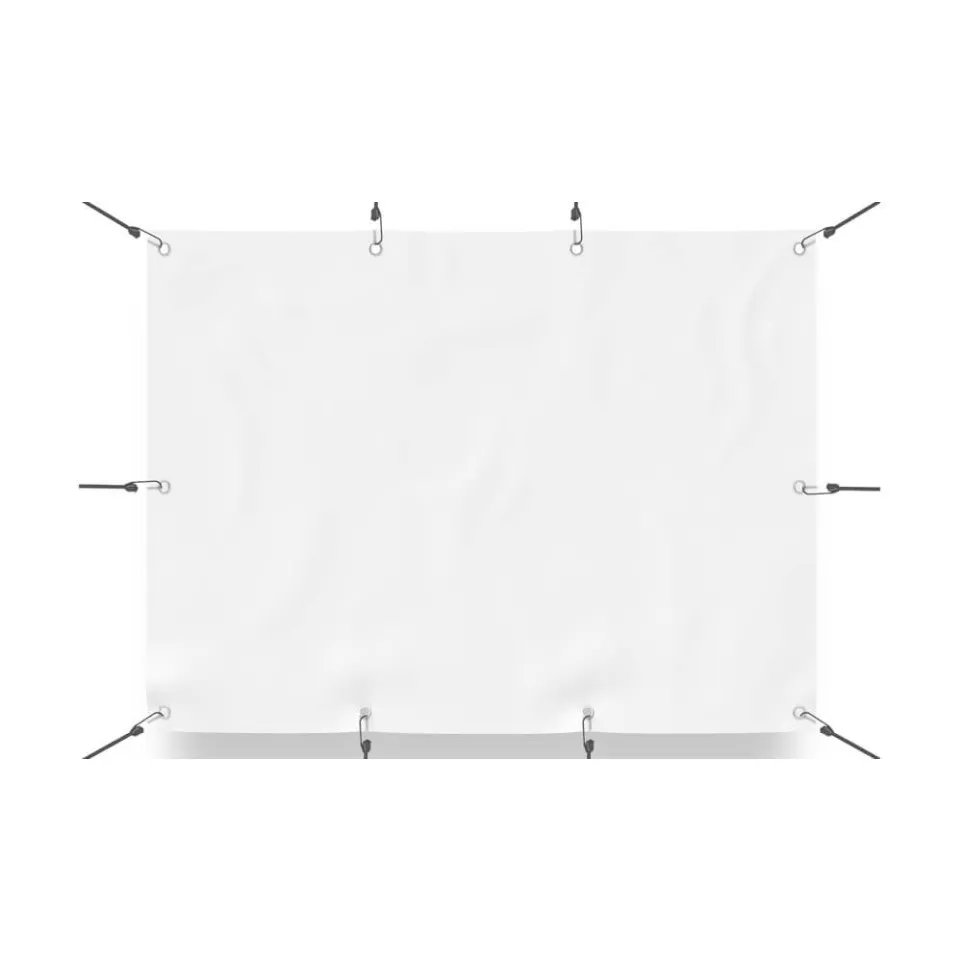 Opmaten banner zonder bedrukking