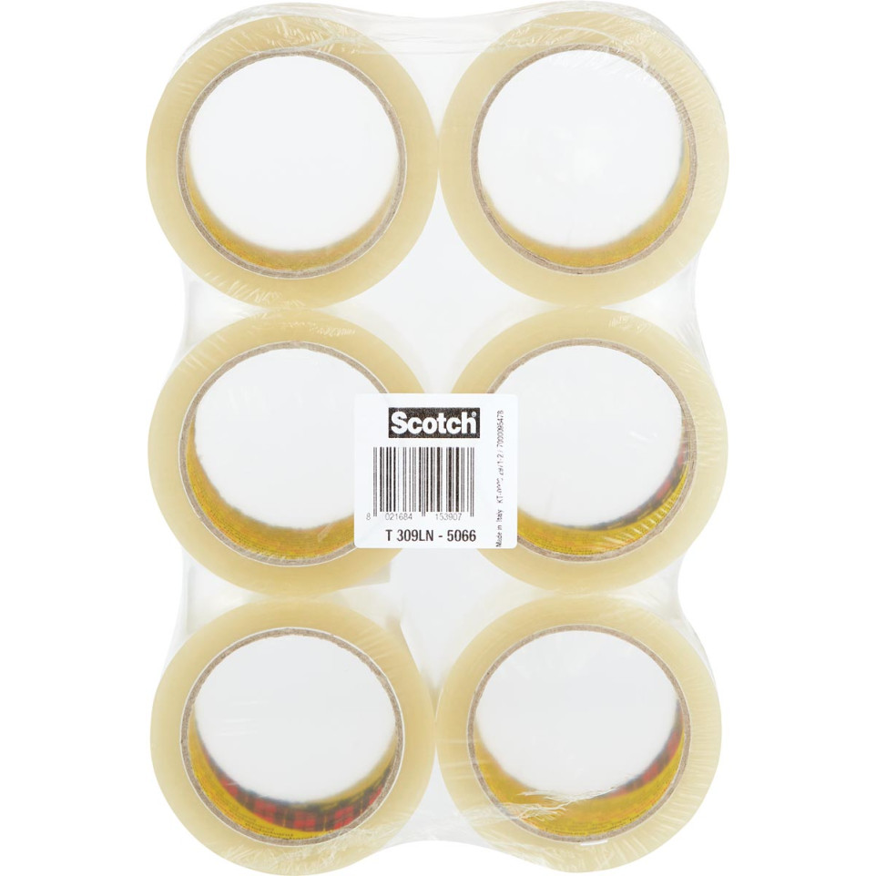  72 rouleaux 48 mm x 66 m Buff Emballage de colis ruban adhésif Fournit une solide sécurisée et Sticky Joint Realpack®  
