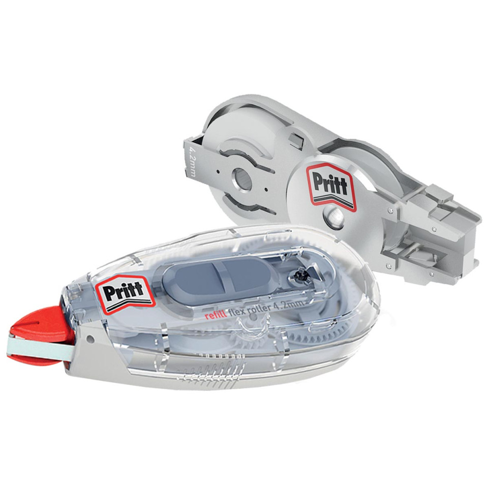 Pritt 6 Mm Correction Roller Refill - 12 M Tape, For Handwriting, Push & Pull Function - View #2