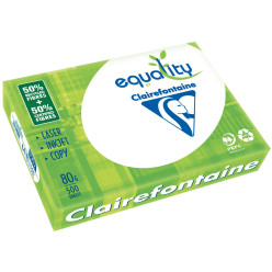 Clairefontaine Equality papier d'impression, A4, 80 g, paquet de 500 feuilles