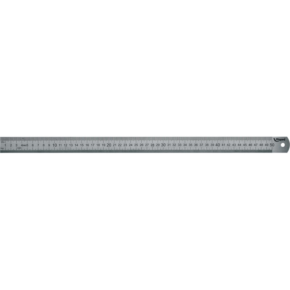 Maped latte en acier inoxydable, 50 cm