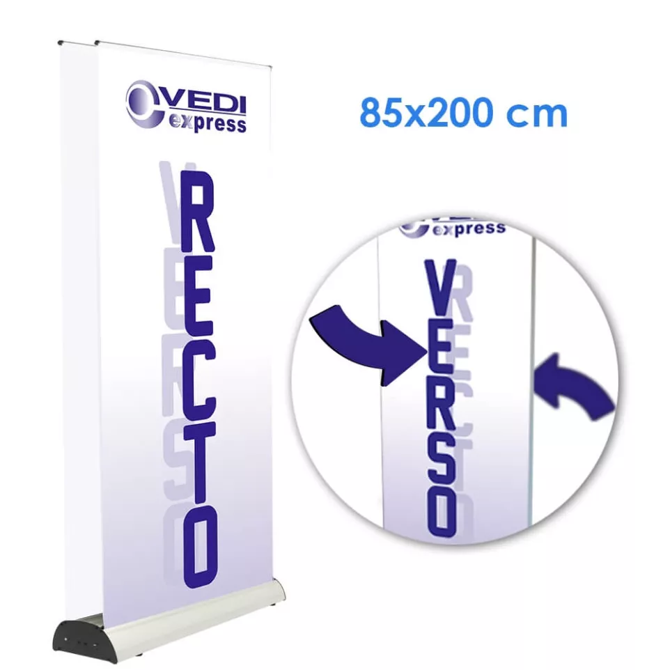 Rollup Recto-Verso 85x200 sans image
