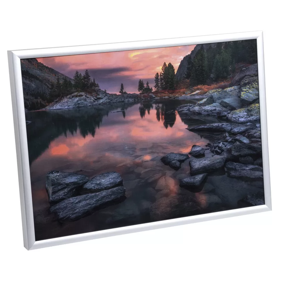Cadre photo aluminium A4/ Pce