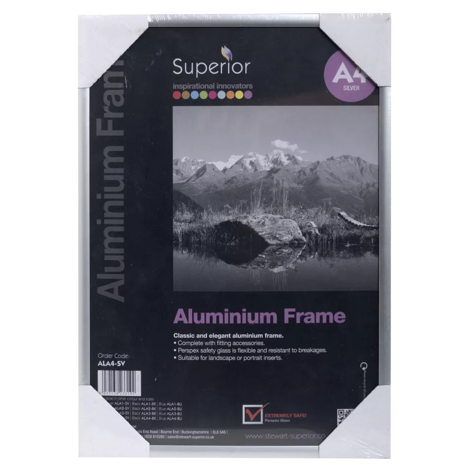 Cadre photo aluminium A4/ Pce