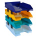Set de 4 corbeilles-à-courrier Combo Midi Bee Blue/ Pce