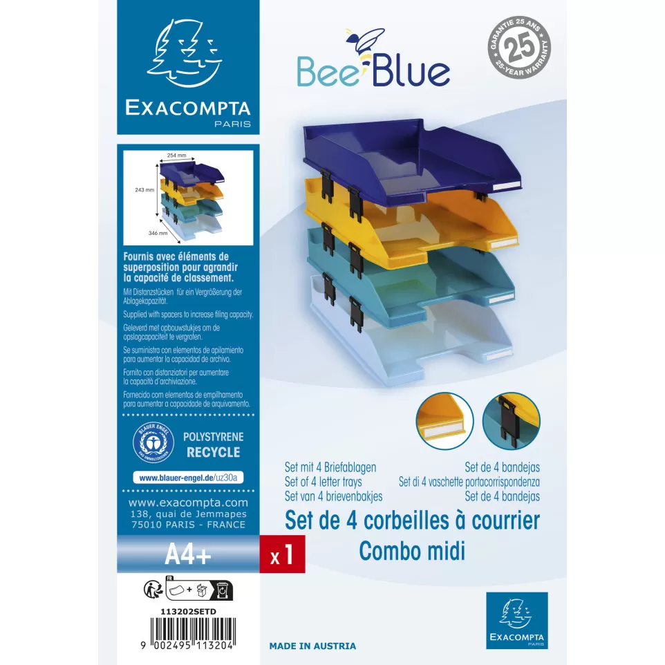 Set Brievenbakken Be-e Blue Div....