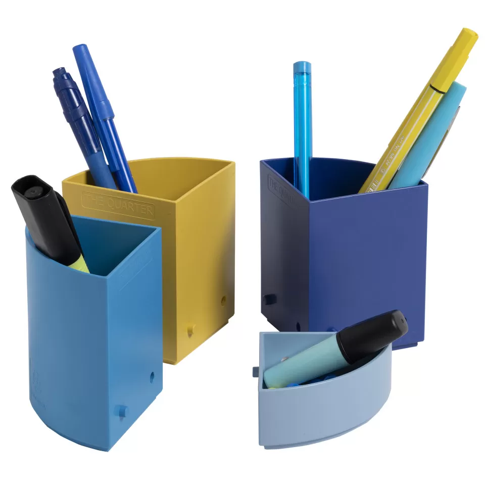 The Quarter pen-holders BeeBlue/ Pc.
