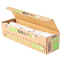Bobine pour tickets de carte bancaire 57x40mm - 18m - 1 pli thermique 55g/m2 sans phénol et sans plastique/ Pce