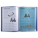 Protège-documents en PP recyclé semi-rigide BeeBlue 80 vues - A4/ Pce