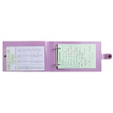 Classeur pour fiches bristol 2 anneaux 30mm PP recyclé Ellipse/ Pce