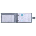 Classeur pour fiches bristol 2 anneaux 30mm PP recyclé Ellipse/ Pce