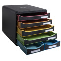 Module de classement Big Box Maxi 6 tiroirs Black Office/ Pce