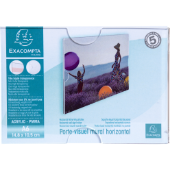 Horizontal wall sign holder A6/ Pc.