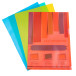 Sachet de 100 pochettes coin polypropylène grainé 12/100e - A4/ Pce
