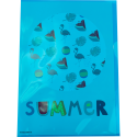 Sachet de 100 pochettes coin polypropylène lisse Premium - A4/ Pce