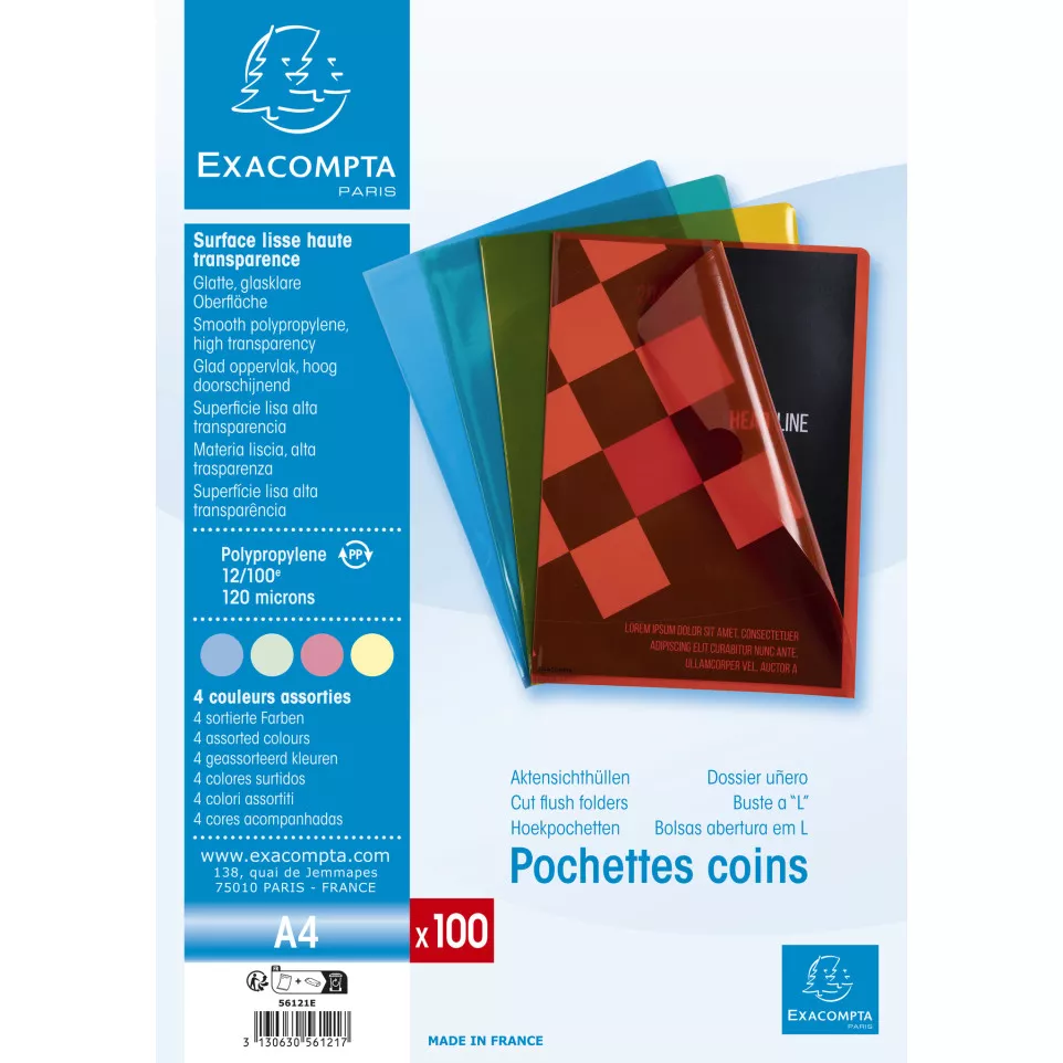 PK 100 L-map A4 glad- PP 120µ...