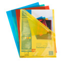 Sachet de 100 pochettes coin polypropylène lisse Premium - A4/ Pce