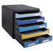 Module de classement Big Box Maxi 6 tiroirs Bee Blue/ Pce