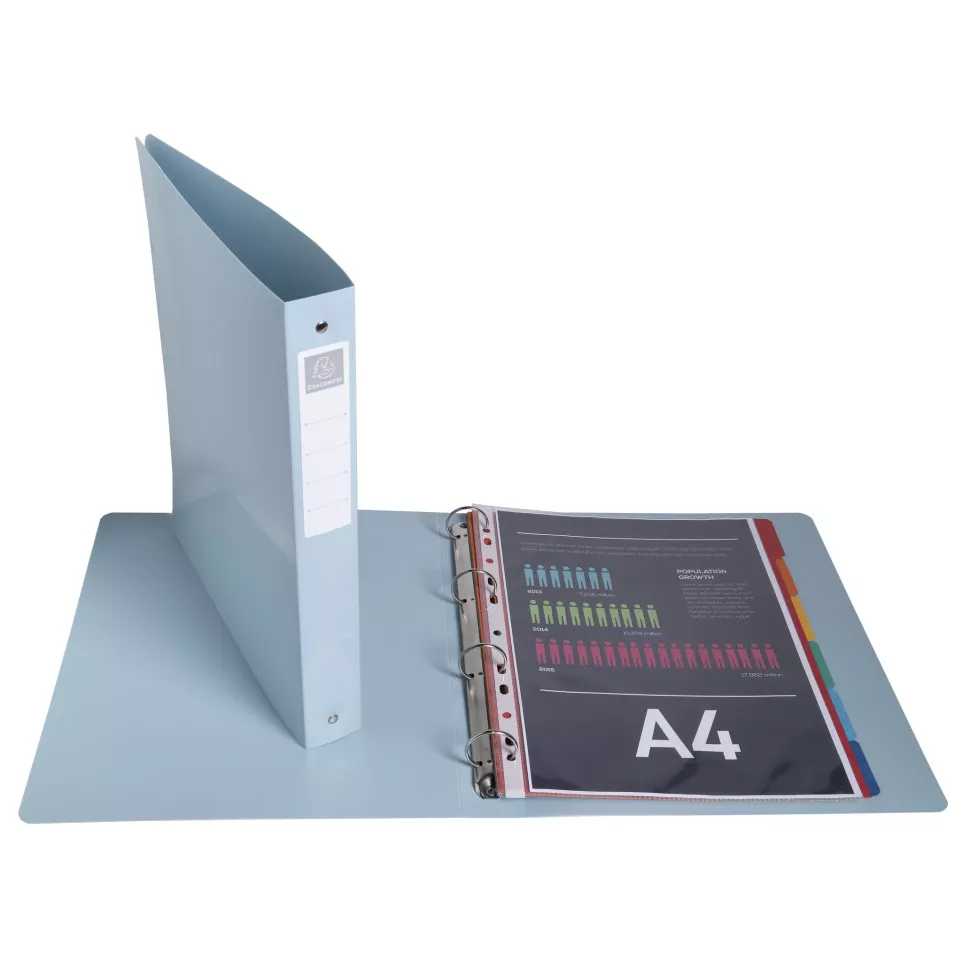 Ringbind 4R 30mm PP A4 Bee Blue ass....