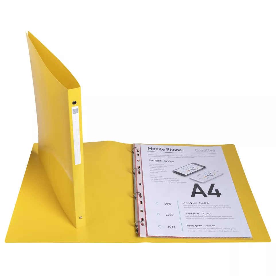 Ringbind 4R 15mm PP A4 Bee Blue ass....