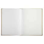 Guest book 140p gold 21x19 German Kraft/ Pc.