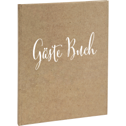 Gastenboek 140p goud-...