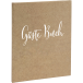 Guest book 140p gold 21x19 German Kraft/ Pc.