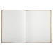 Gastenboek 140p goud- 21x19cm Duits kraft/ St.