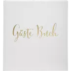 Guest book 140p gold 21x19 German Kraft/ Pc.