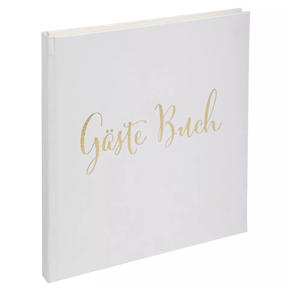 Guest book 140p gold 21x19 German...