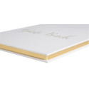Guest book 140p gold 21x19 German Kraft/ Pc.